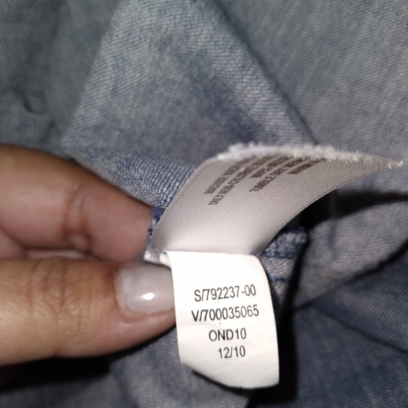 Old Navy cambray tunic dress, size L - Picture 7 of 7